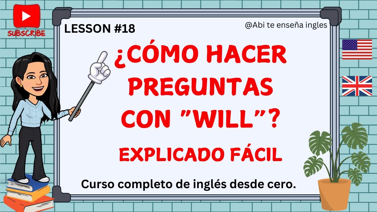 ¿CÓMO SE USA “WILL”?🤔 CLASE COMPLETA✅ #inglesdesdecero