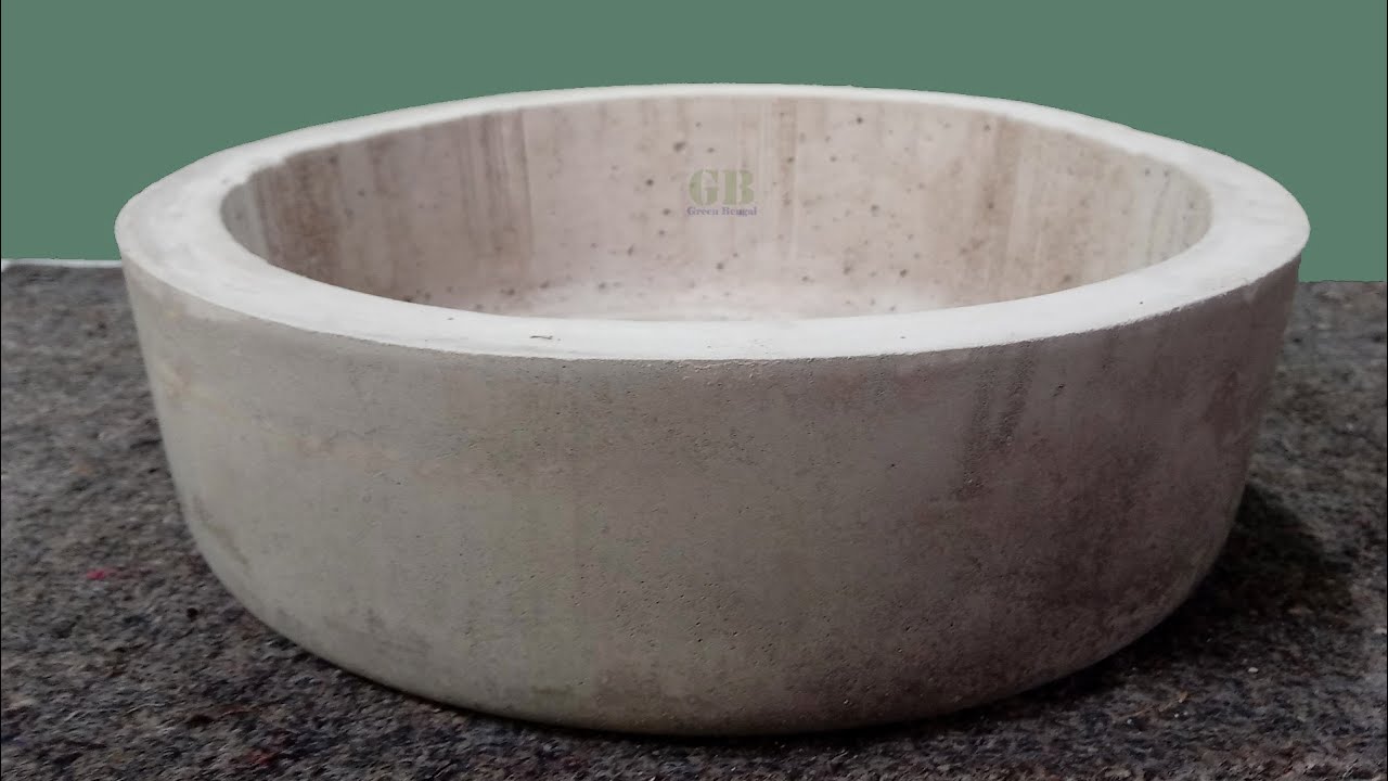 DIY cement bonsai pot | How to make cement bonsai pot at home