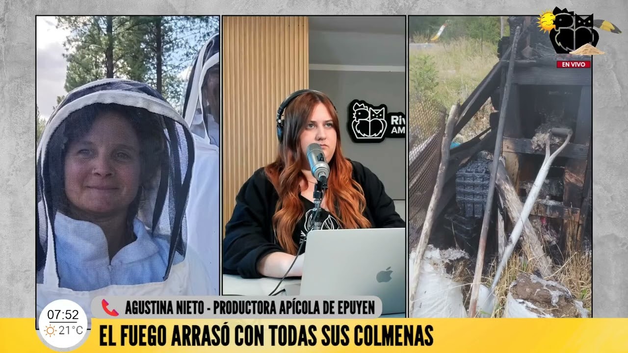 INCENDIOS EN EPUYEN | Agustina Nieto, la productora de miel que perdió todo - Rivadavia Agro