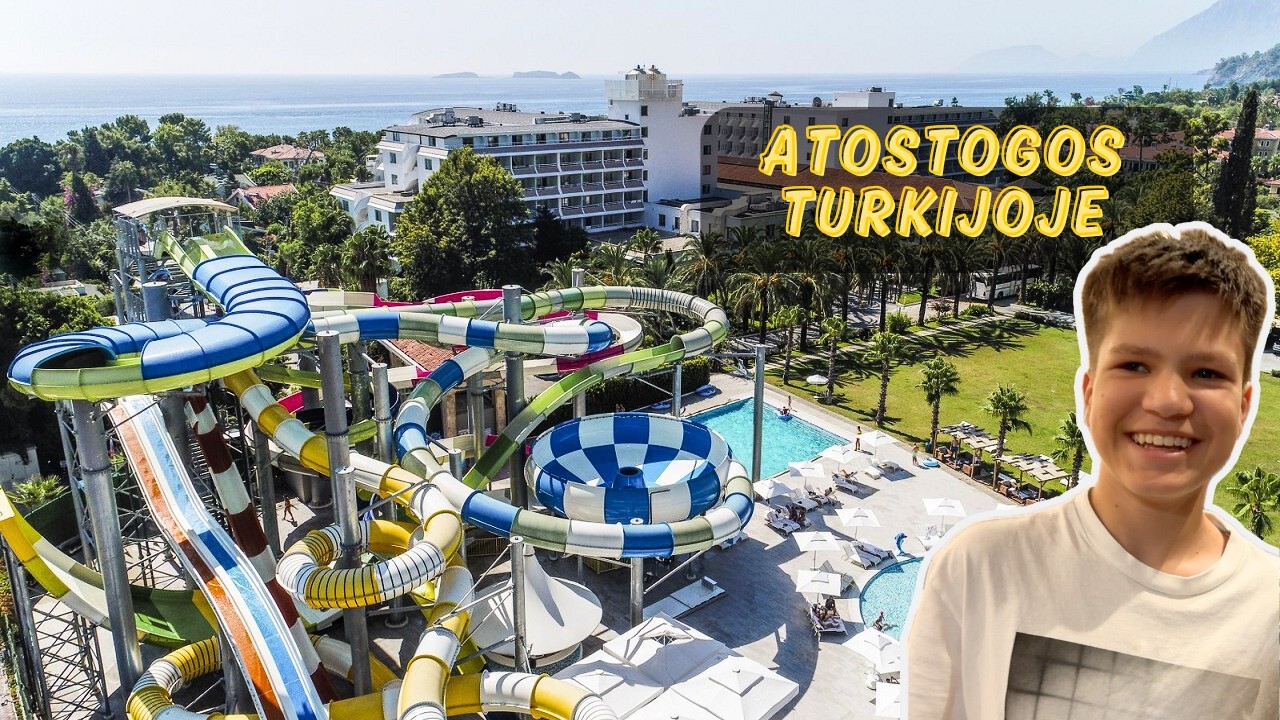 ATOSTOGOS TURKIJOJE! Nuotykiai RAI PREMIUM TEKIROVA vie&scaron;butyje. Nerealūs kalneliai ir 3D KAMBARIAI