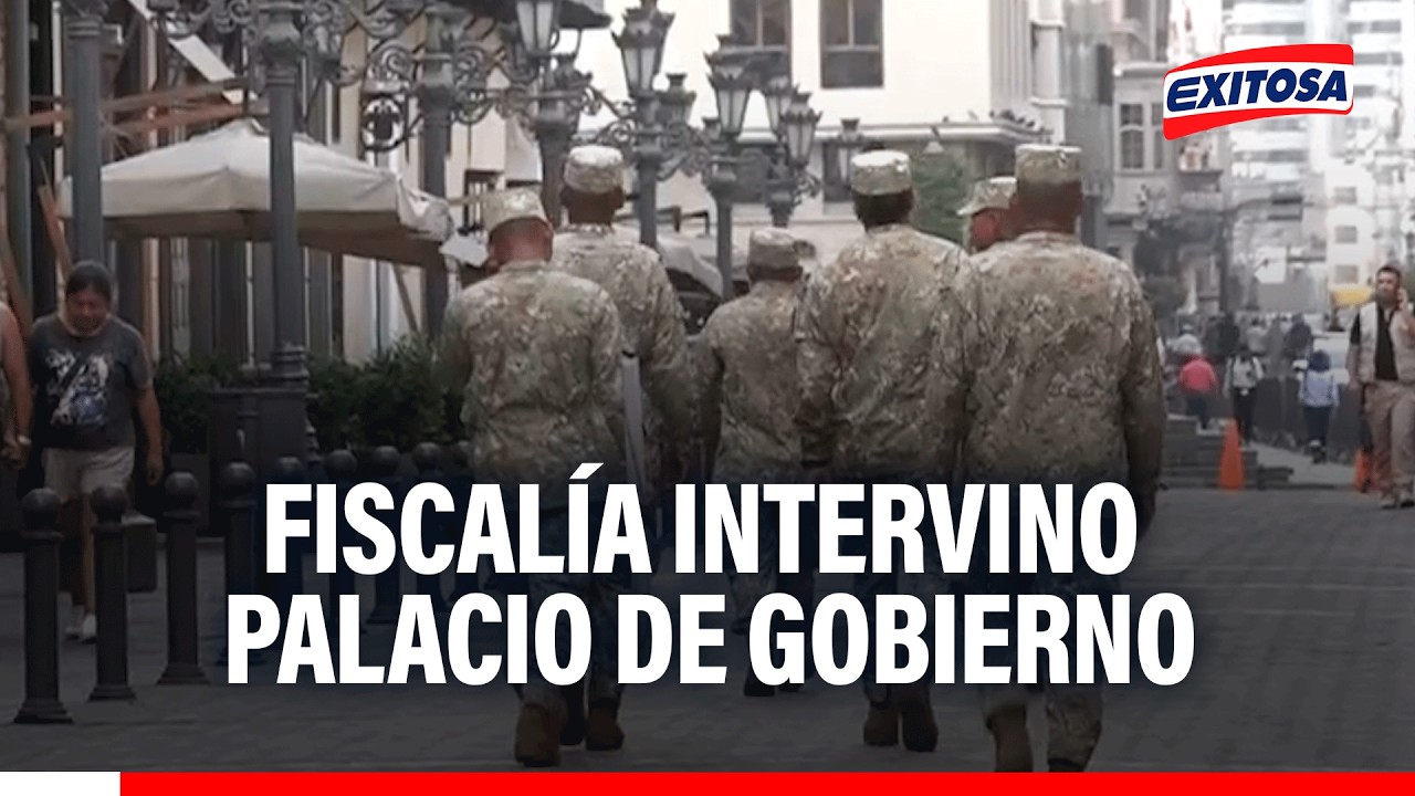 🔴🔵 Fiscalía intervino Palacio de Gobierno tras la censura de José Jerí