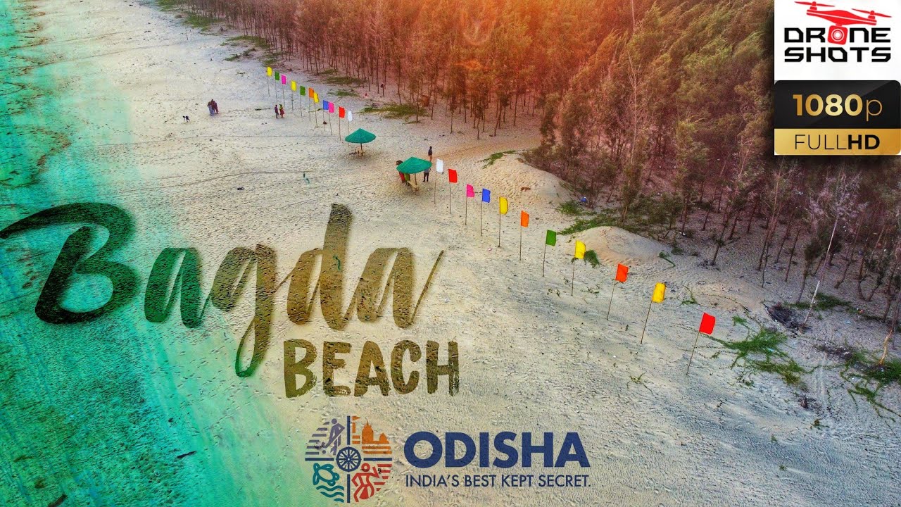 BAGDA...the virgin beach of Odisha | Full HD Drone Video | Odisha Tourism | KDclip