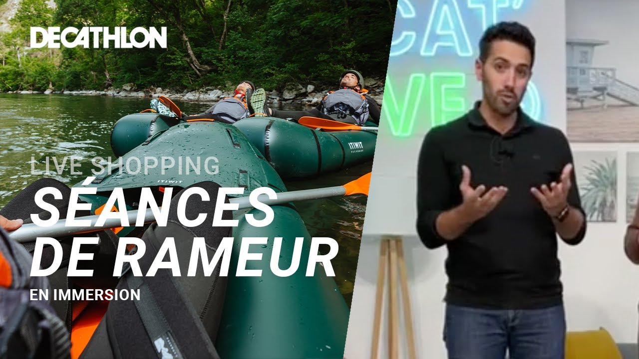 Decat'Live (Replay) : Domyos & Kinomap, des séances de rameur en immersion ! 🛍 I Decathlon