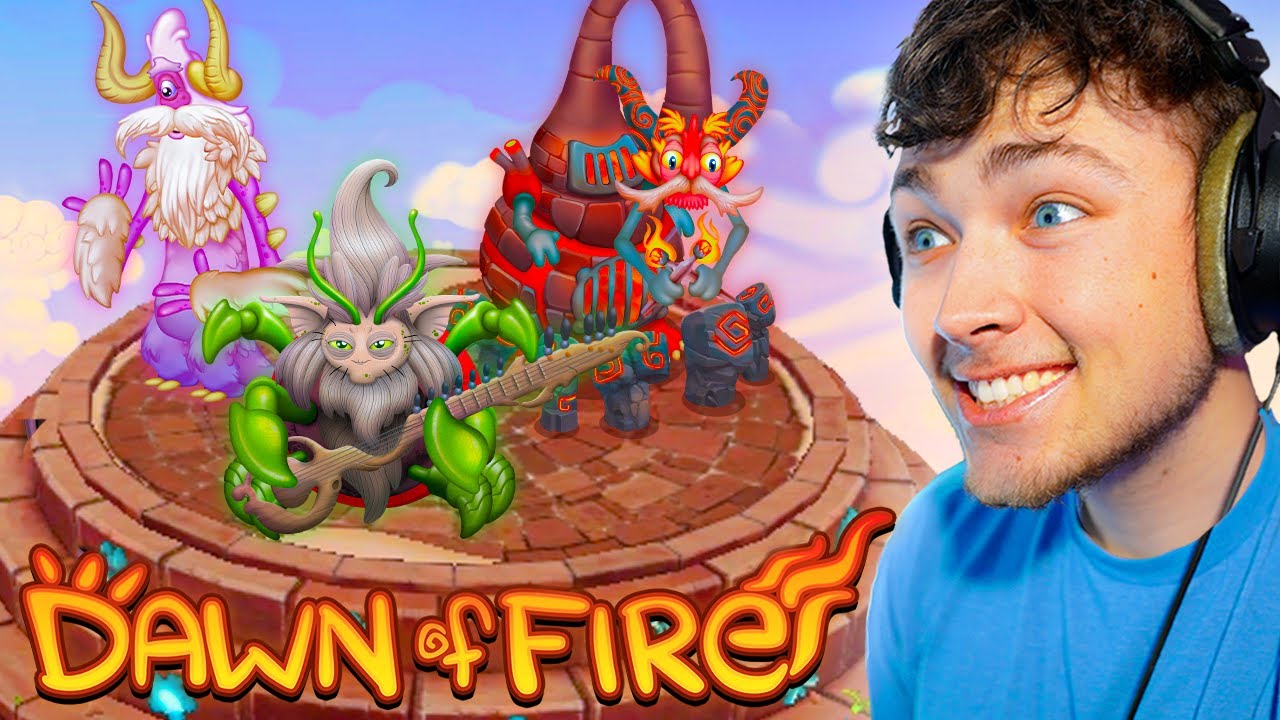МОНСТРЫ СТАРХЕНДЖА ЗВУЧАТ С УМА В ИГРЕ Dawn Of Fire! (Мои поющие монстры)
