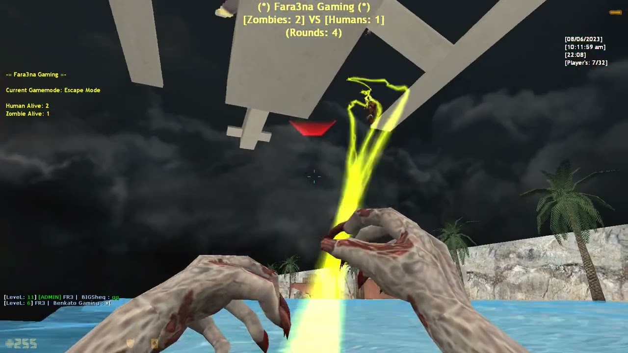 Counter-Strike 1.6 Zombie Escape Mod On Fara3na Gaming