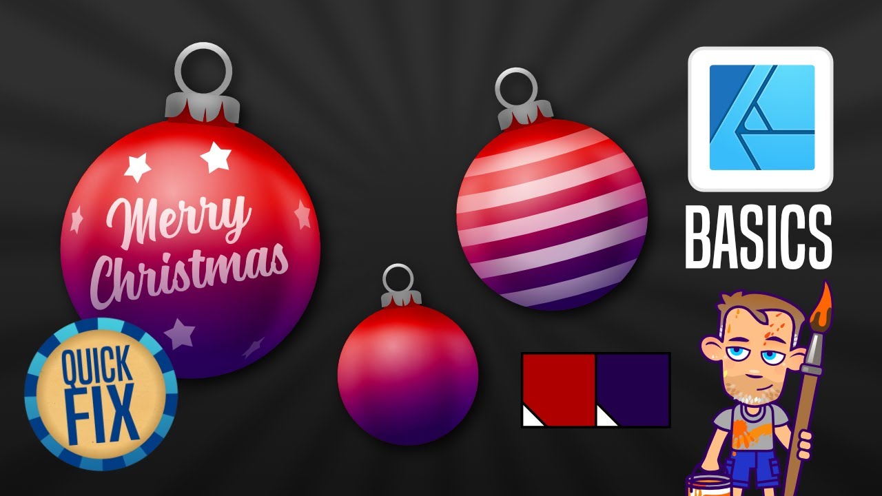 Affinity Designer Tutorial - Quick Fix - How to use Global Colours in your Designs