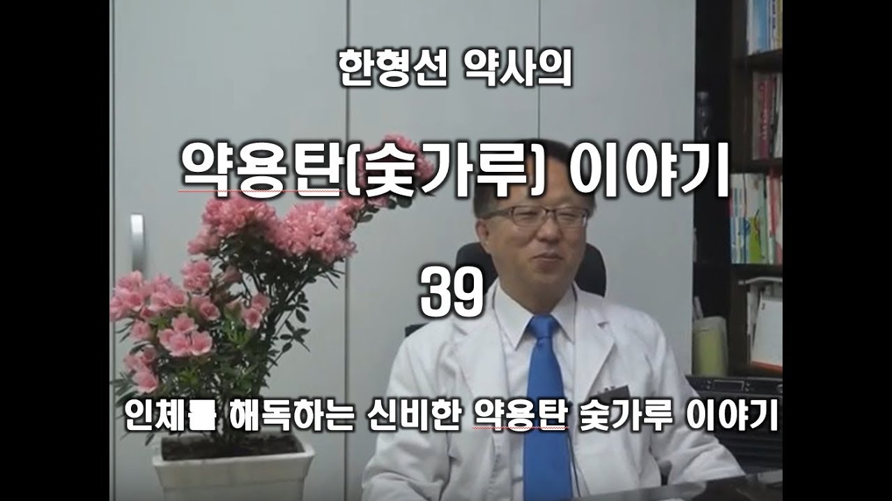 한형선 약사의 숯가루 이야기 숯가루(약용탄)의 효능 39