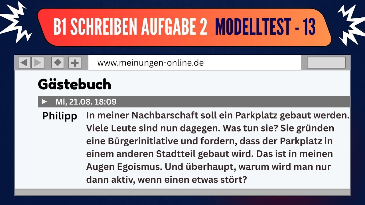 Meinung schreiben im B1 Goethe Test &ndash; Tipps & Beispiele