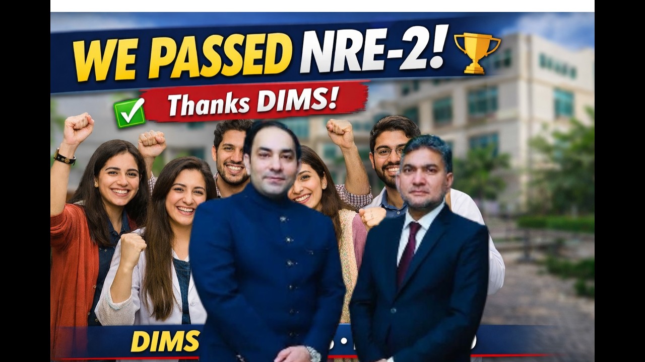 NRE-2 Success Stories | DIMS Students Speak About Dr. Abbas & Dr. Ahmad