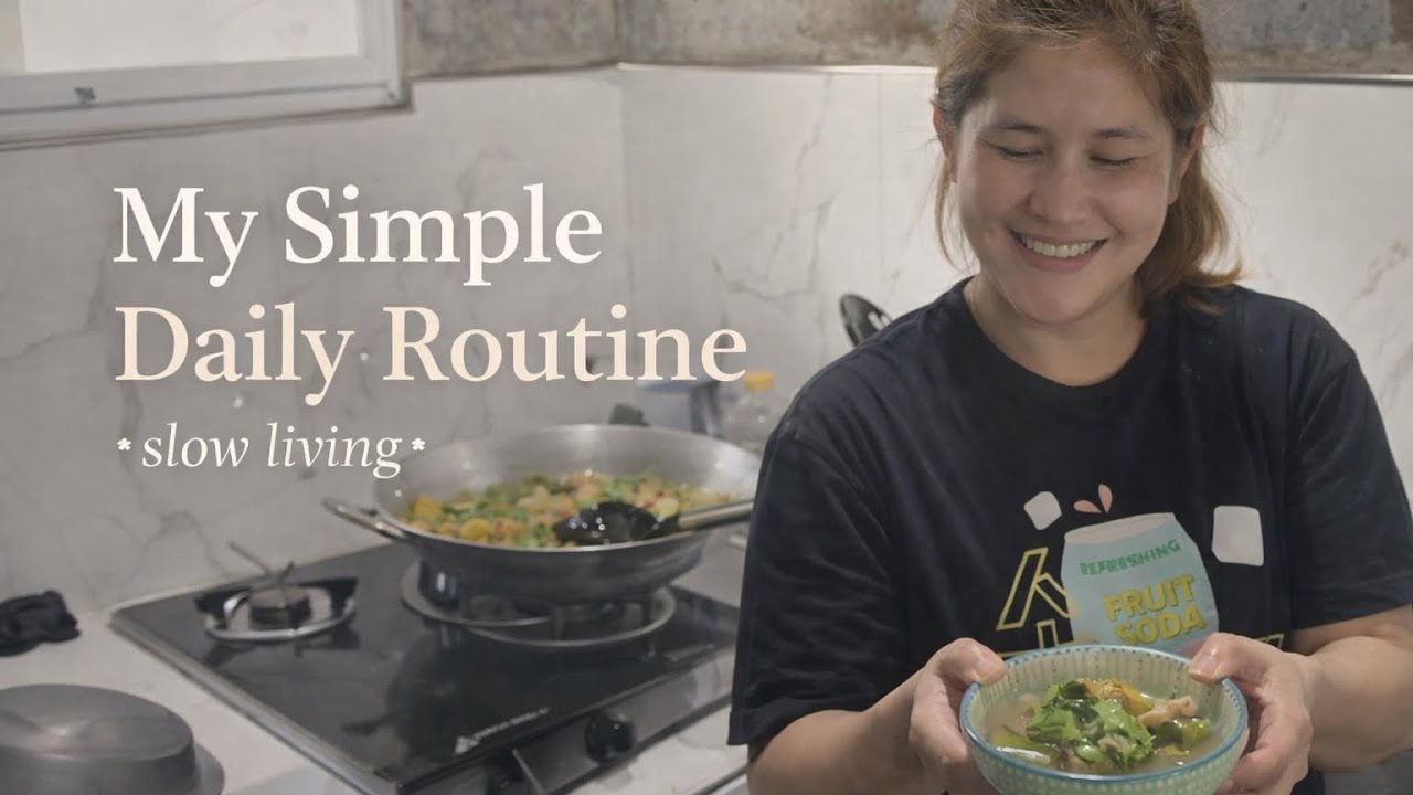 Slow Living Back Home | Finding Peace in Simple Days: Cooking , Eating & Picking Vegetables 