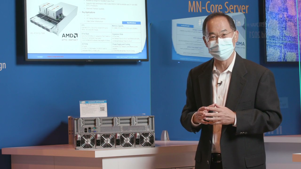 Универсальная GPU-система с ускорителями AMD Instinct&trade; MI250 OAM