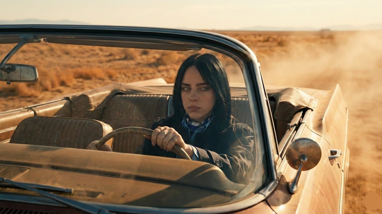 Billie Eilish - Driving Home To You (Lyrics Video)
