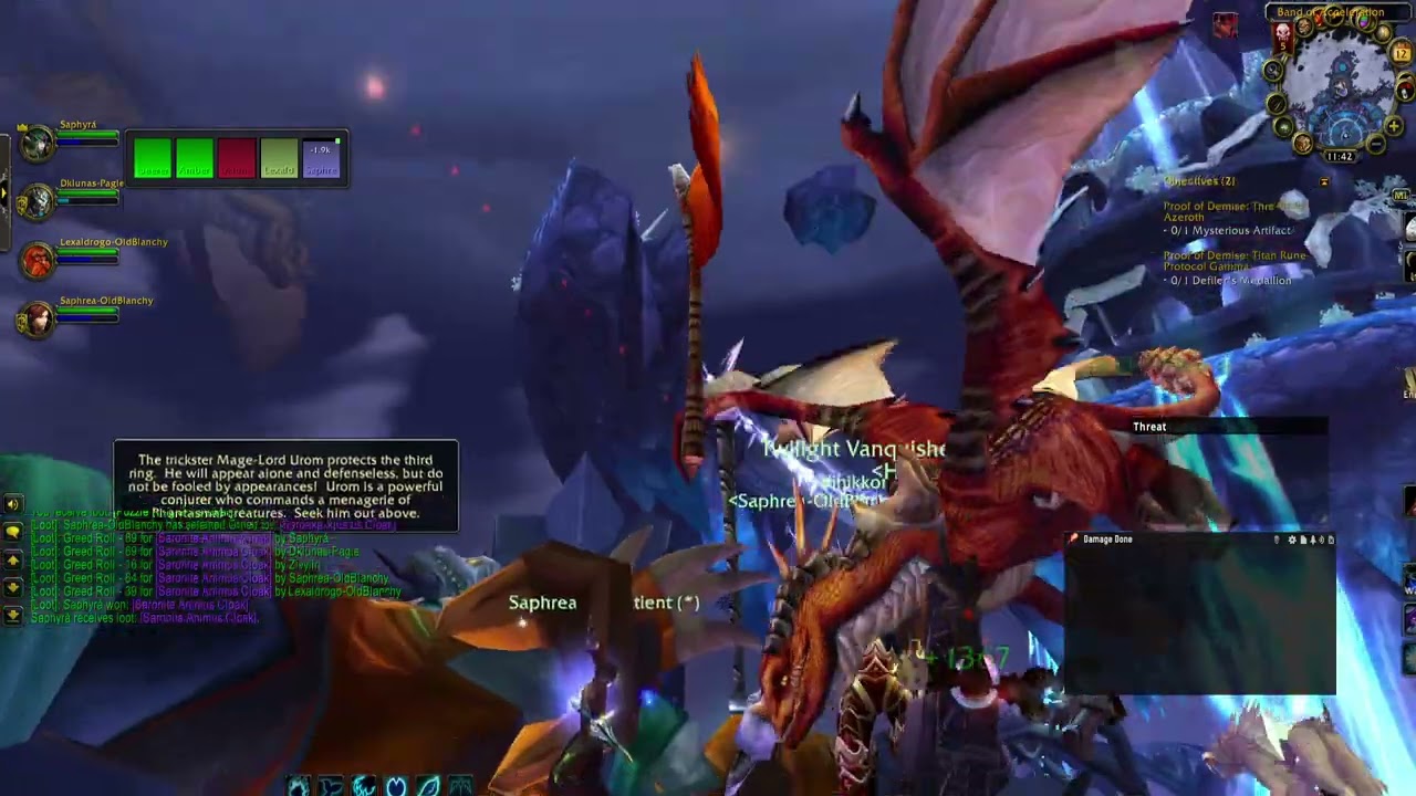 Defense Protocol Gamma Oculus Resto Druid POV 11-12-2023