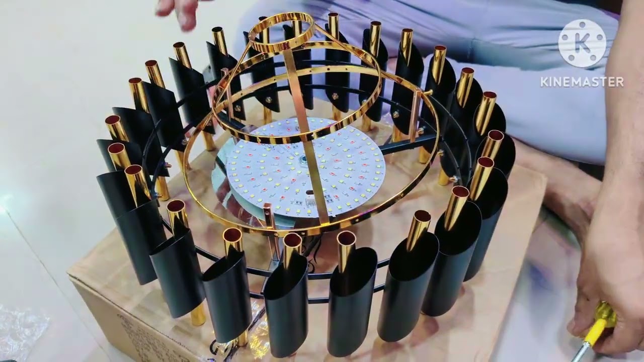 Crystal chandelier jhoomer installation full video | How To Install a Crystal Chandelier | #jhoomer