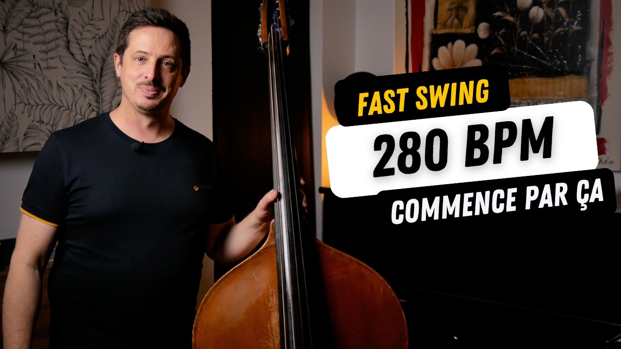 Walking Bass : comment travailler un tempo rapide