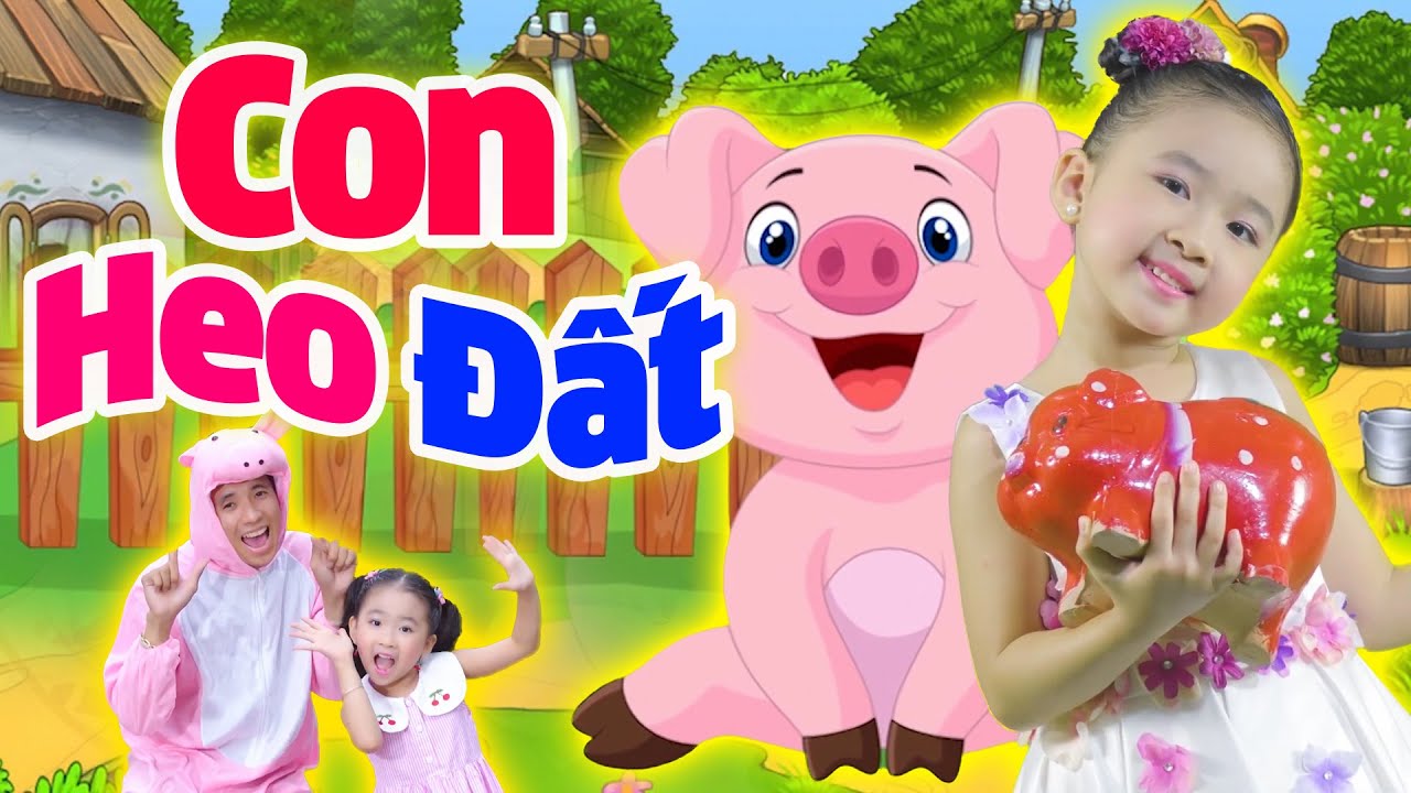 Con Heo Đất remix - Nhạc Thiếu Nhi Sôi Động Cho Bé Ăn Ngon - Năm Ngón Tay Ngoan remix