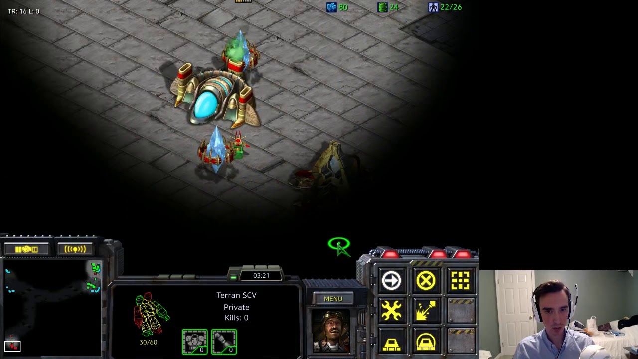 StarCraft Remastered - 1v1 (FPVOD) Nyoken (T) vs StYugox (P) Circuit Breakers