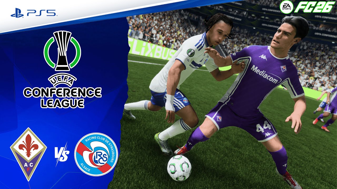 FIORENTINA VS STRASBOURG | UEFA CONFERENCE LEAGUE - FINAL | FULL MATCH | FC 26 - PS5&trade; [4K]