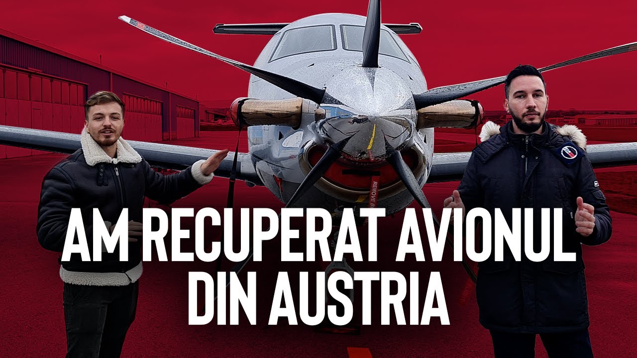 Am recuperat avionul din Austria 🇦🇹| Aterizare pe ceață 🛬|
