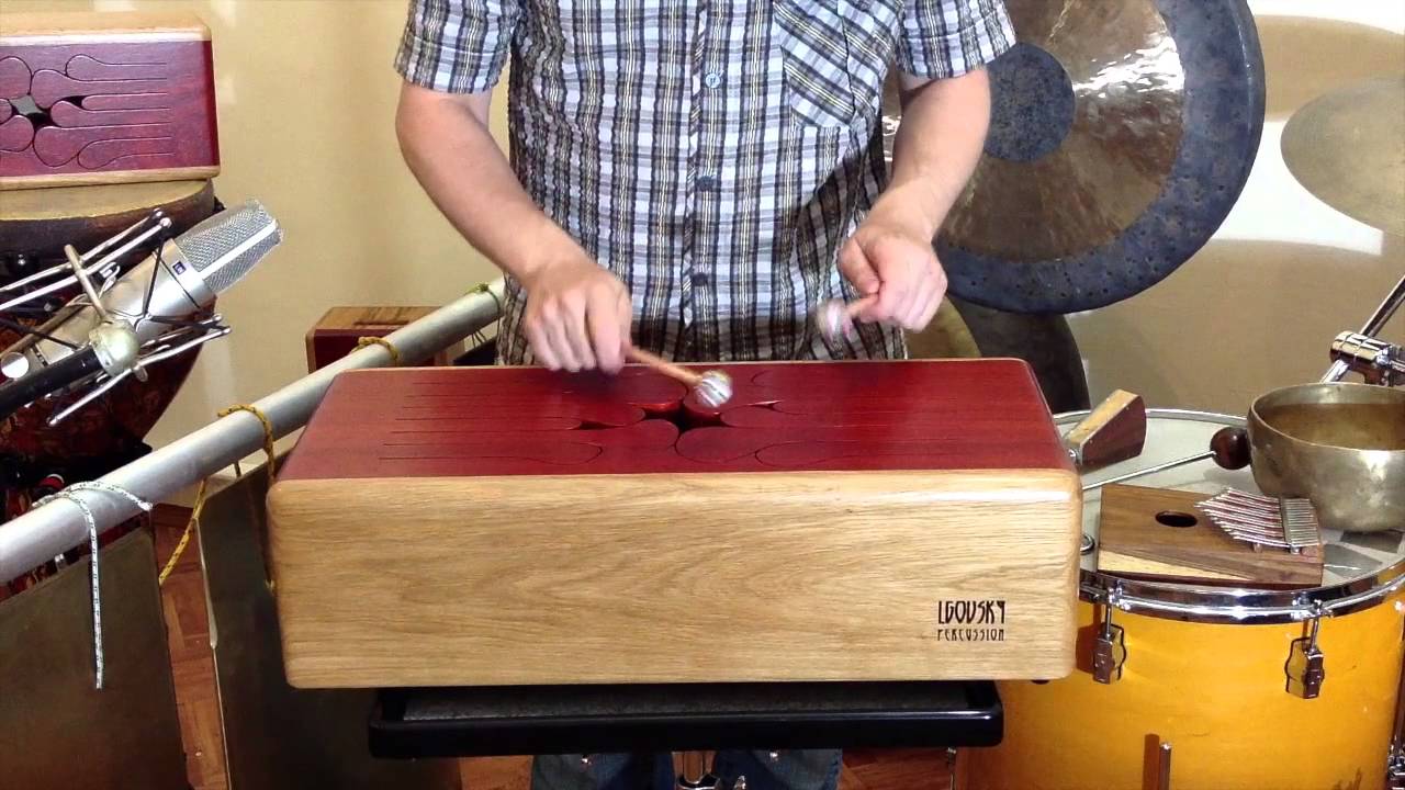 Lgovsky percussion. Bass log drum 12 tones. a-moll