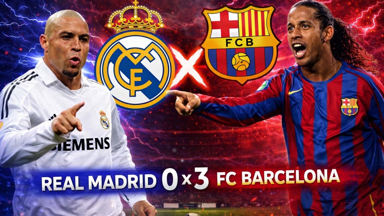 Quando a torcida do Real Madrid aplaudiu Ronaldinho de pé no Bernabéu 😱 #futebol #barcelonafootball