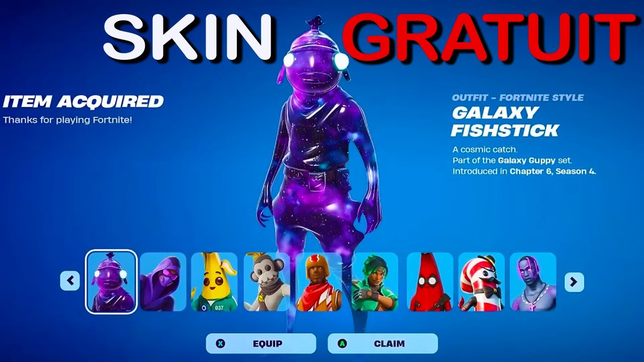 COMMENT AVOIR UN SKIN GRATUIT EN 2025 SUR FORTNITE !