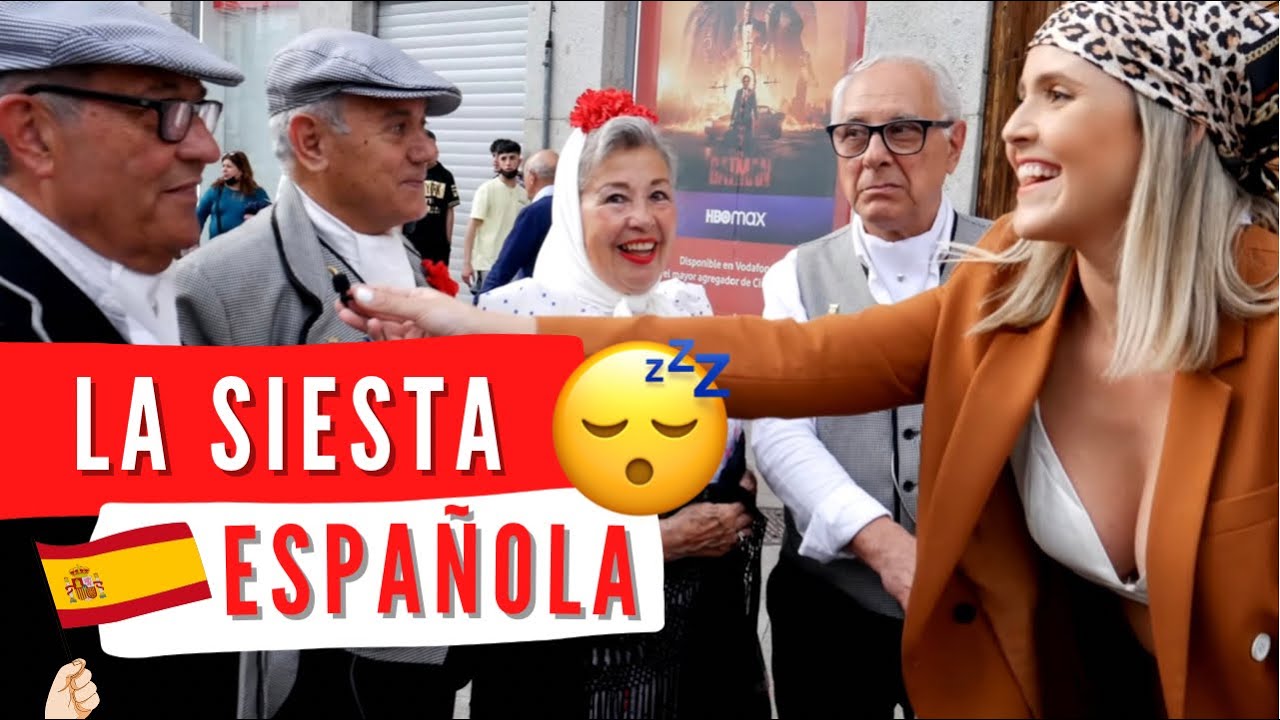 La Siesta Española... ¿MITO o REALIDAD? 😴🇪🇸 Los españoles responden…🎤@SOYLAPECOSA