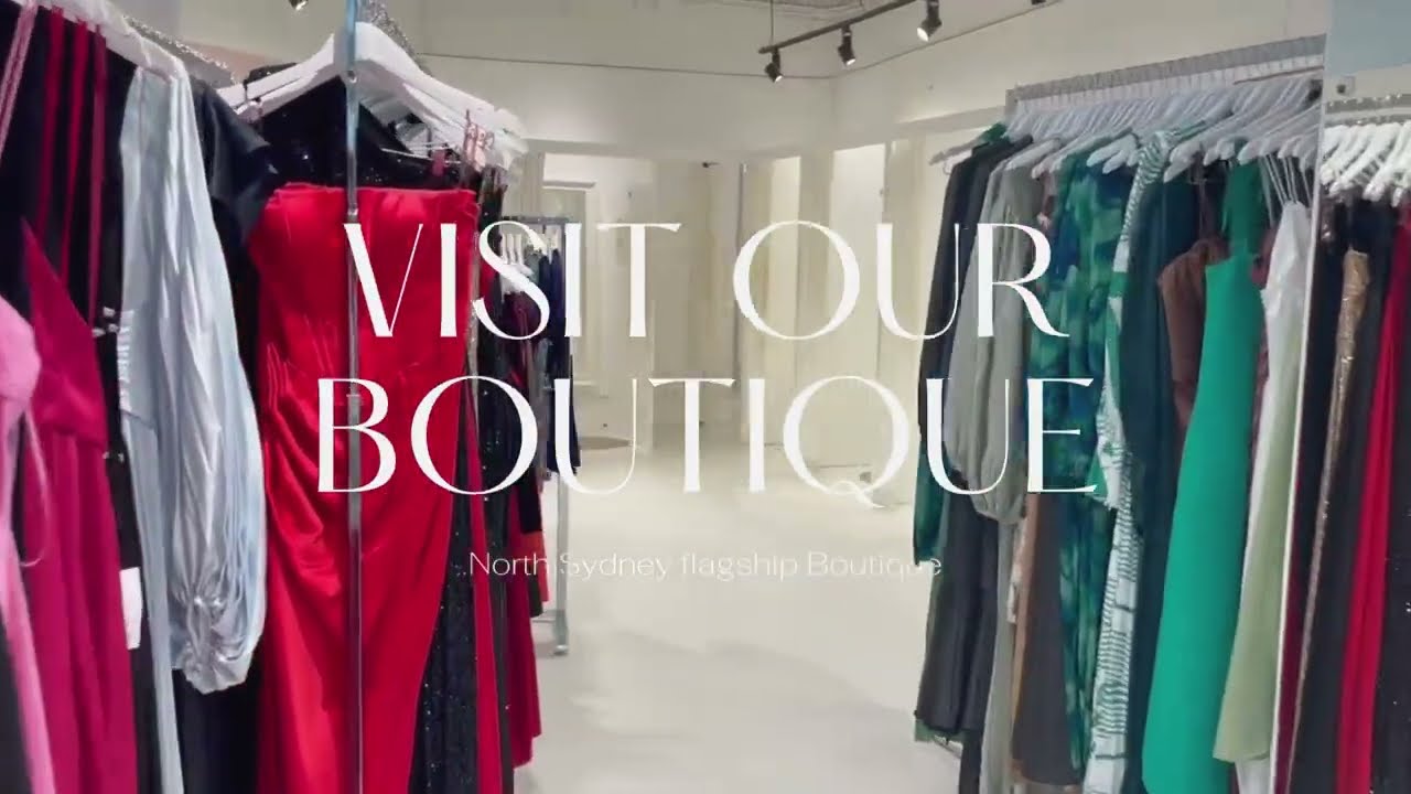 Visit our Boutique - Sydney formal dress hire