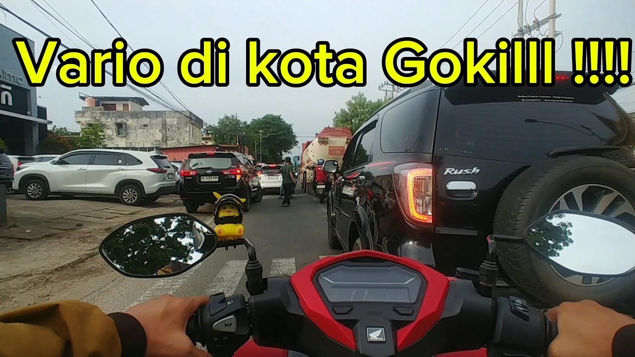 POV Gak nyangkaa!!!! Seenak ini naik vario di dalam kota?????