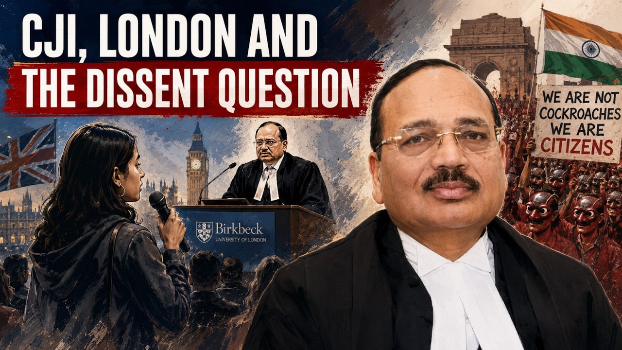 CJI, London and the Dissent Question | What Really Happened at Birkbeck University | CJI Surya Kant