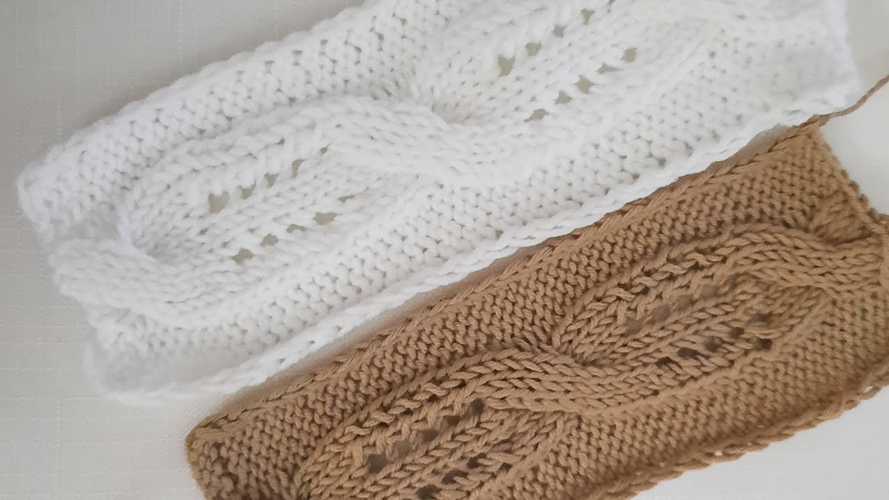 АЖУРНАЯ КОСА .OPENWORK BRAID# коса#узор #patterns #вязание #спицы ##рукоделие