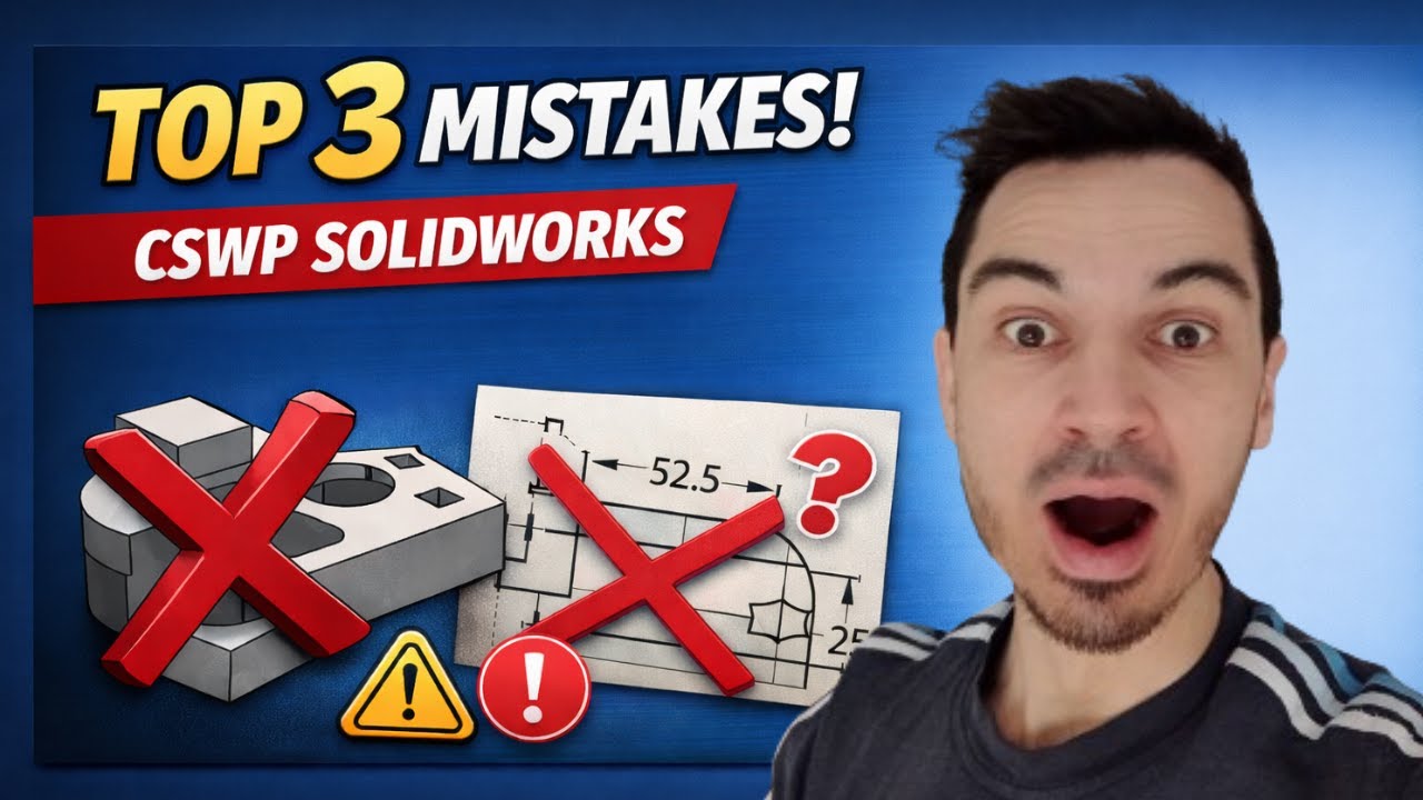 Top 3 Mistakes Students Make on the SolidWorks CSWP Exam