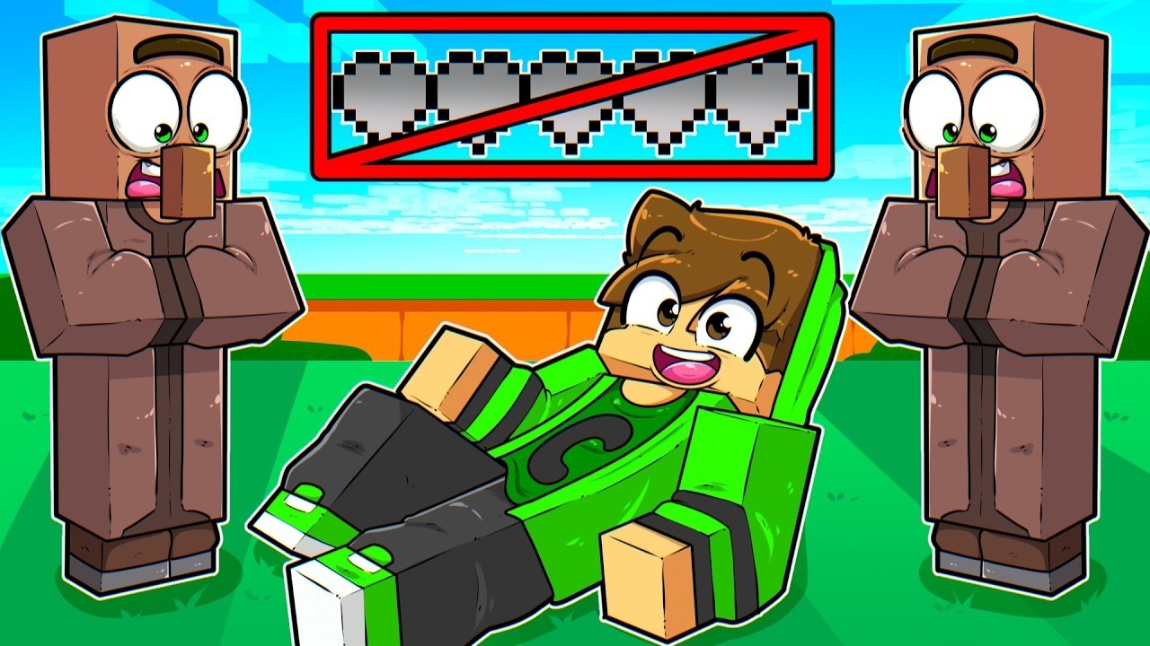 I TRICKED heartless VILLAGERS in Minecraft!