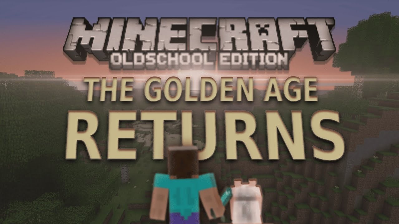 Minecraft Old School Edition Demo Gameplay