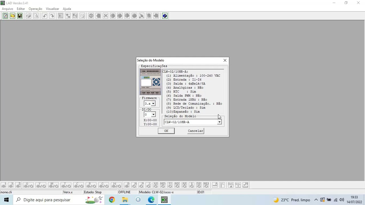 Linguagem Ladder Programação Com Clic-02 Weg - Comparadores - Video Aula 07