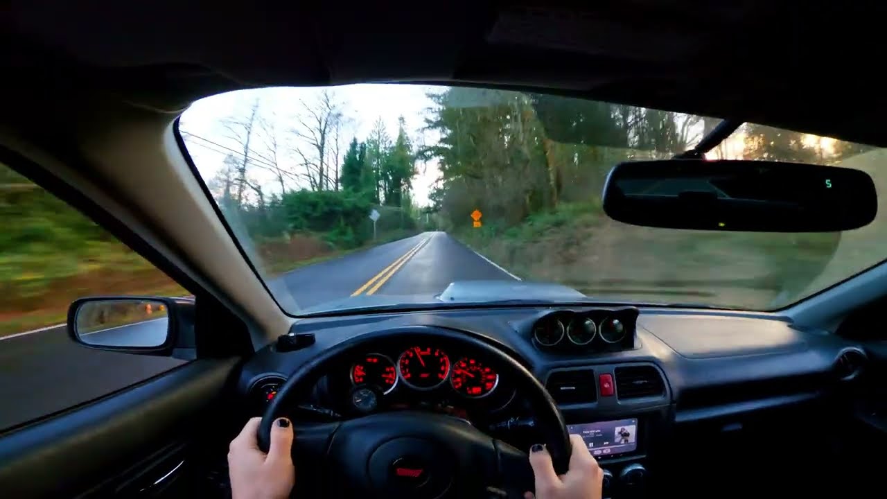 2007 WRX STI FOREST RUN [RAW AUDIO][LOUD]