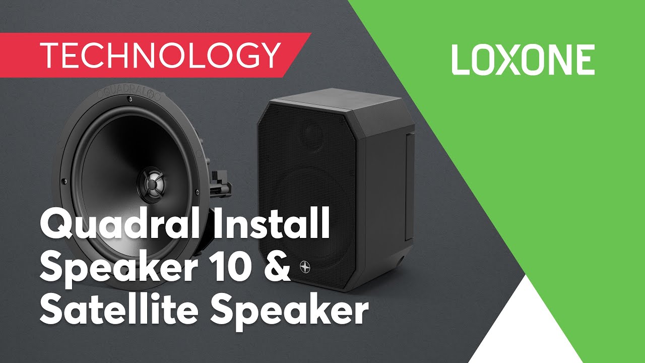 Nieuw: Quadral Install Speaker 10 & Satellite Speaker