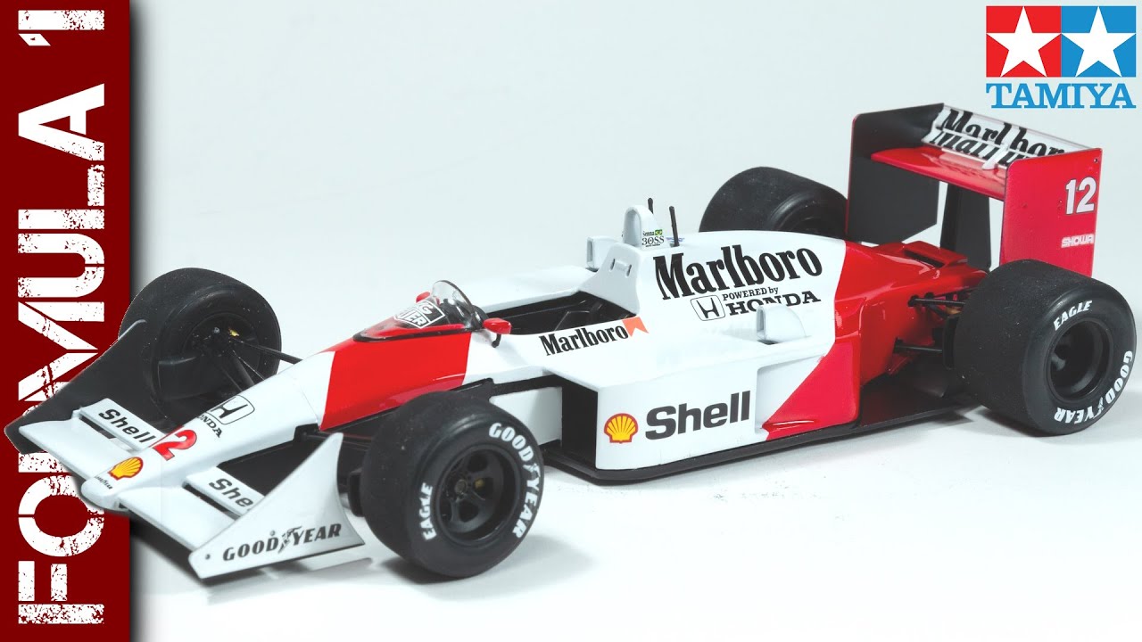 Сборка автомобиля McLaren MP4/4 1988 F1 Айртона Сенны (набор для модели Tamiya в масштабе 1/20)