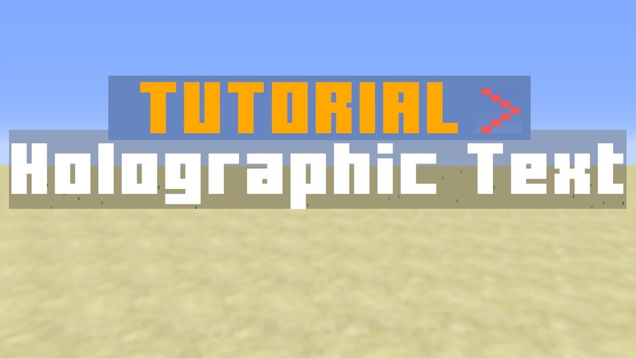 Minecraft Plugin - Holographic Chat Captions - Text appear in holograms!