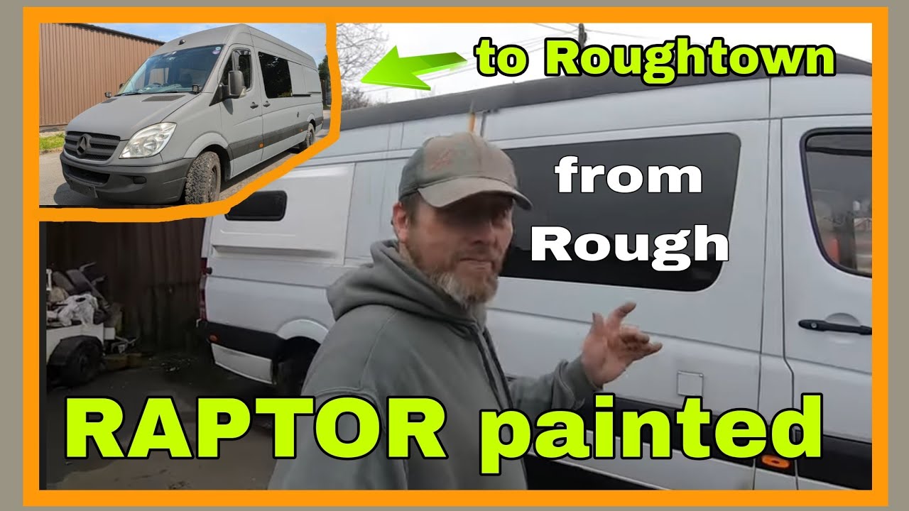 Raptor painted Sprinter van.