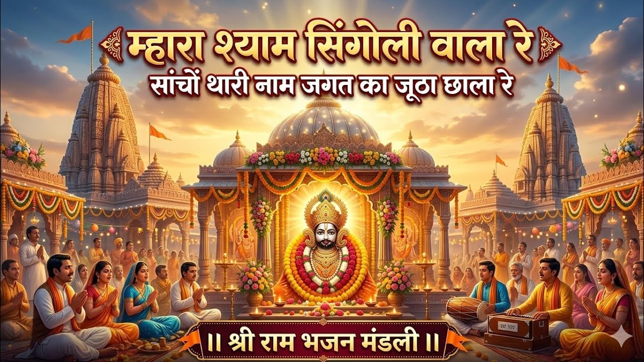म्हारा श्याम सिंगोली वाला रे सांचों थारो नाम जगत का जूठा छाला रे | #youtubevideo #राम