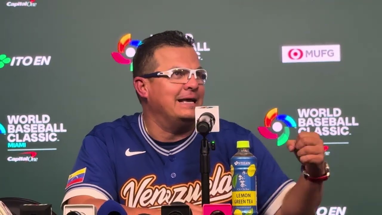Omar López dice sentirse orgulloso de la selección Venezolana #wbcs #venezuela #baseball 