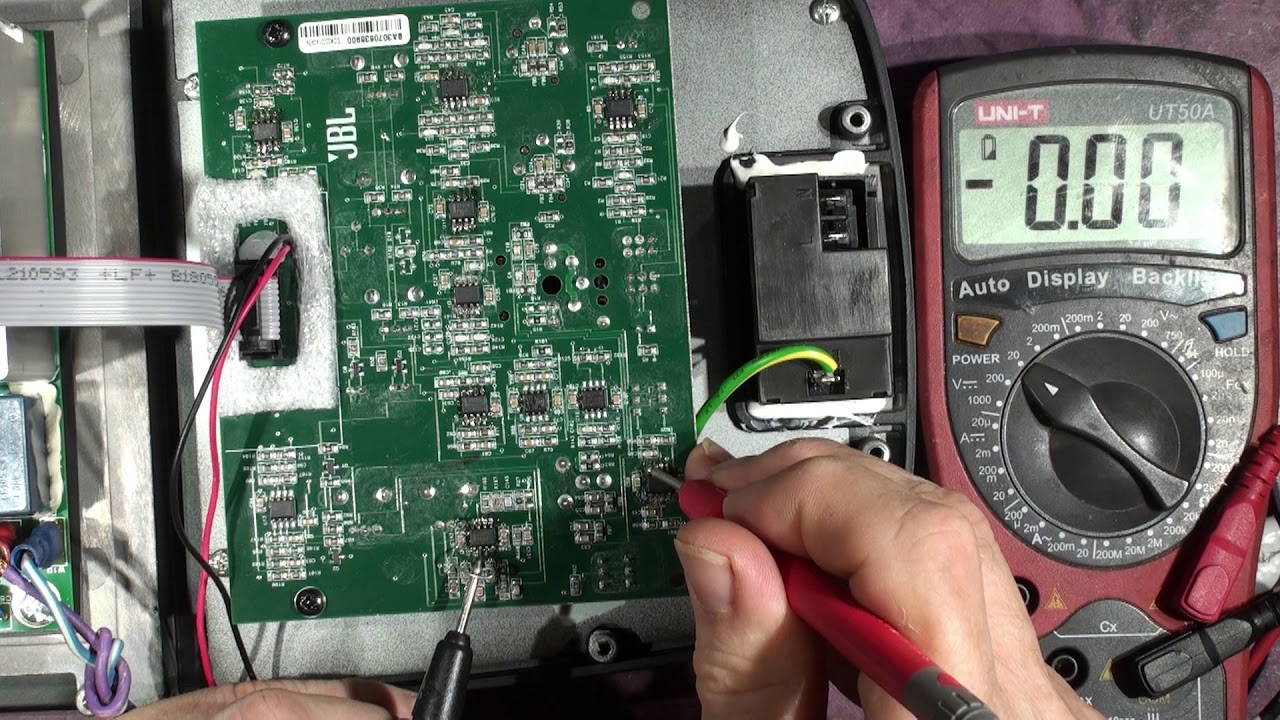 JBL EON515XT Mixer and input board diagnostics and repair