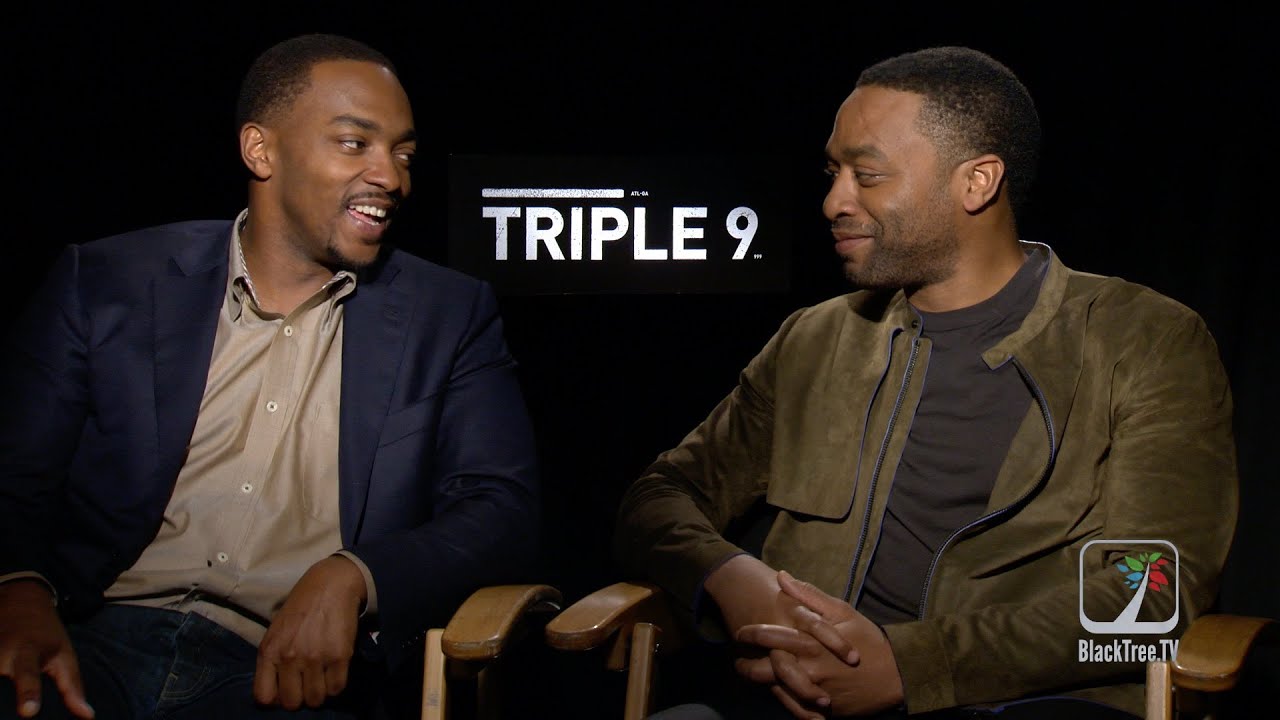Triple 9 Actors Chiwetel Ejiofor and Anthony Mackie talk British vs. American Actors