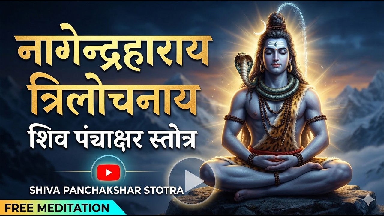 Shiva Panchakshara Stotram | नागेन्द्रहाराय त्रिलोचनाय | Powerful Morning Shiva Chants