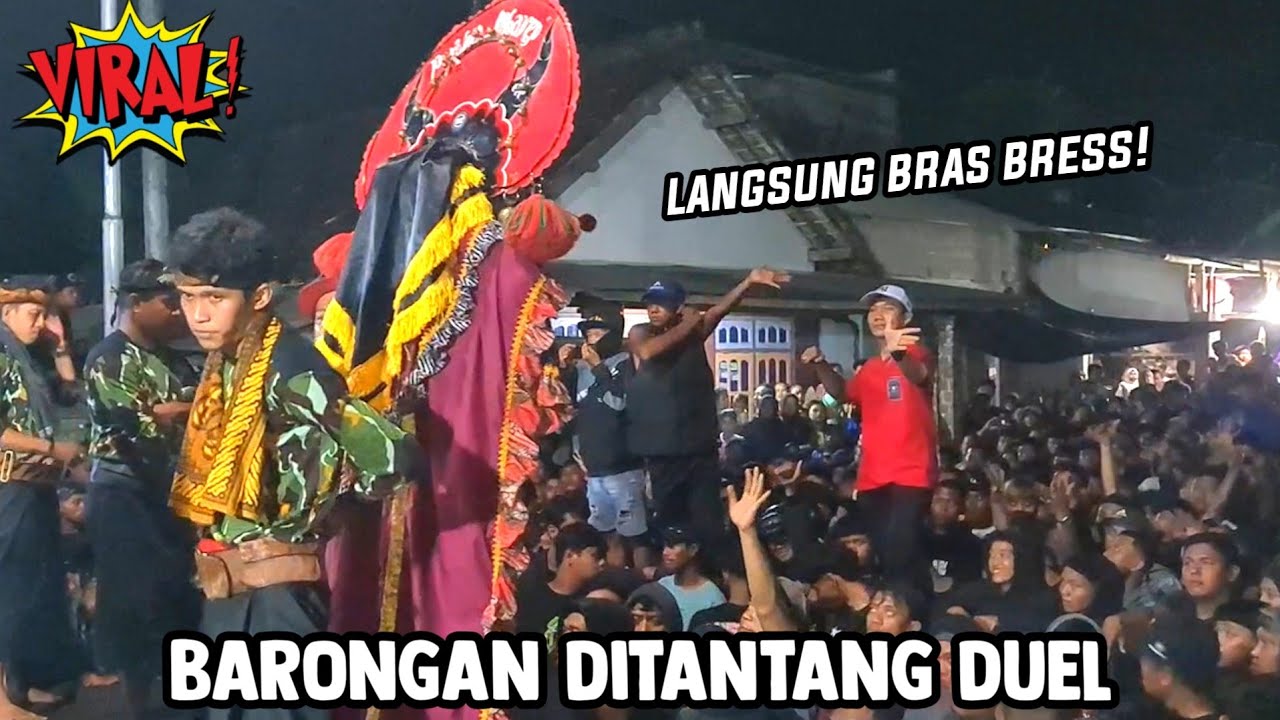 VIRAL❗️PENONTON TANTANG BARONGAN DUEL❗️JARANAN WONGE ARYO BUDOYO Live Sumber Buntung Blitar
