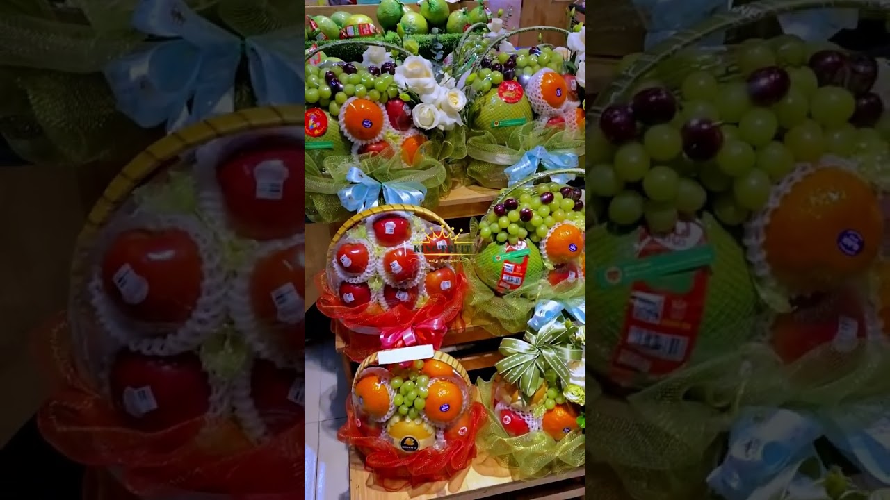 Giỏ trái cây quà Tặng  giá chỉ từ 300 k , uy tín chất lượng,