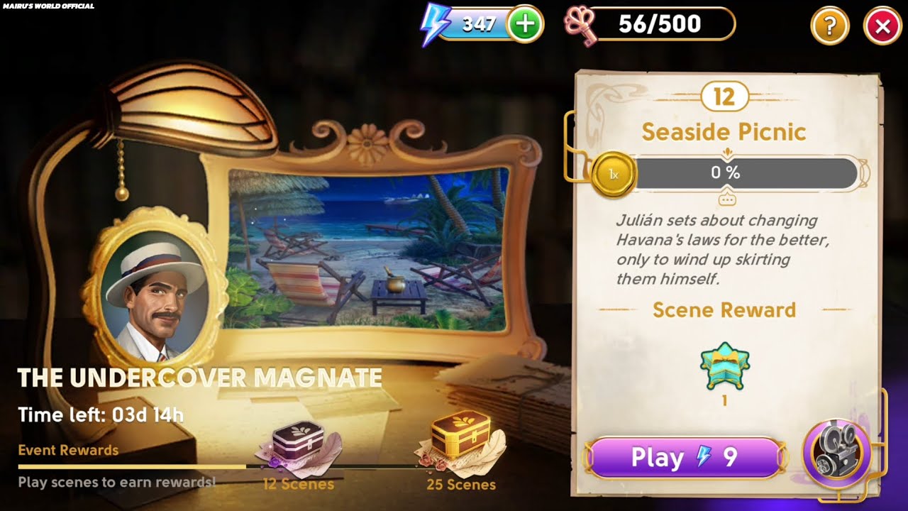 June's Journey Secrets 35 Scene 12 Seaside Picnic Word Mode 4K ULTRA HD