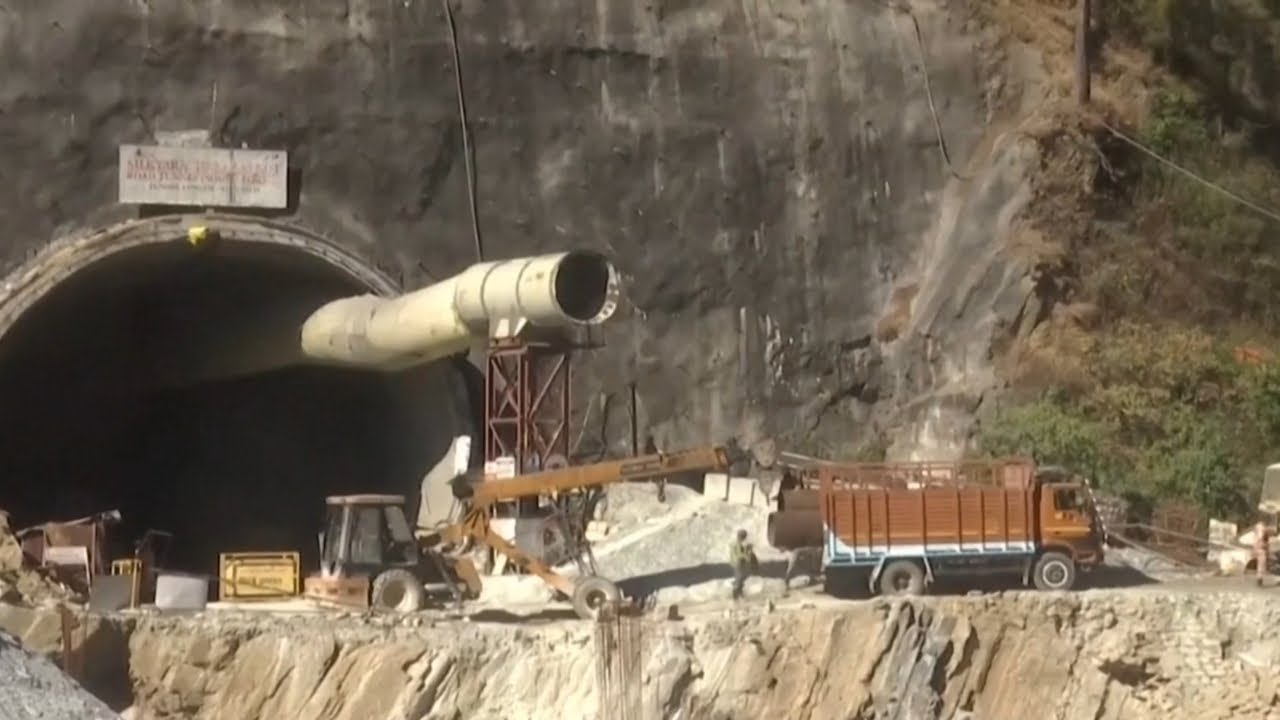 Visual contact made with 41 workers from collapsed tunnel in India