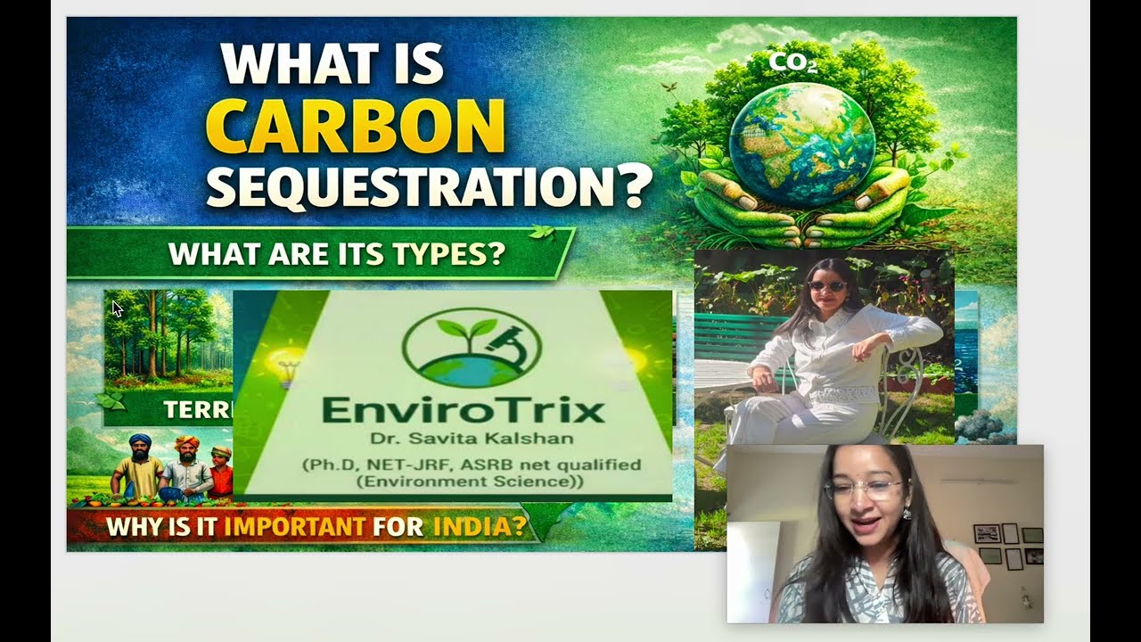 What is Carbon Sequestration? 🌍 Types, Methods & Role in Climate Change | UPSC/UGC NET